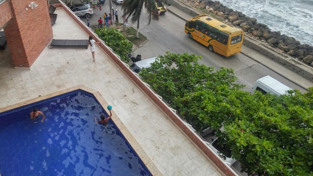 Apto En Cartagena Ed Puerto Azul Vista Al Mar Lägenhet Exteriör bild