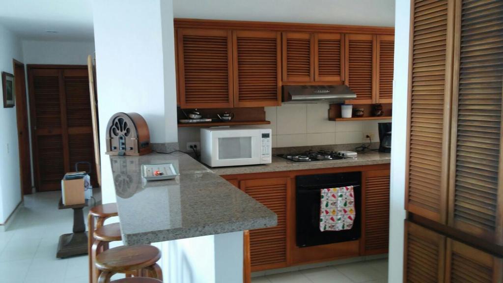 Apto En Cartagena Ed Puerto Azul Vista Al Mar Lägenhet Exteriör bild