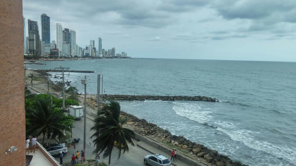 Apto En Cartagena Ed Puerto Azul Vista Al Mar Lägenhet Exteriör bild